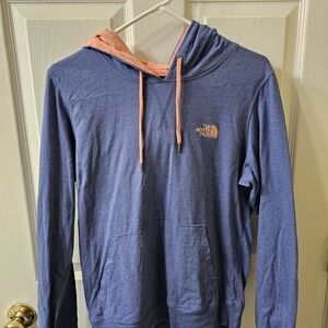 The North Face Purple/Blue/Orange Cream Hooded Shirt